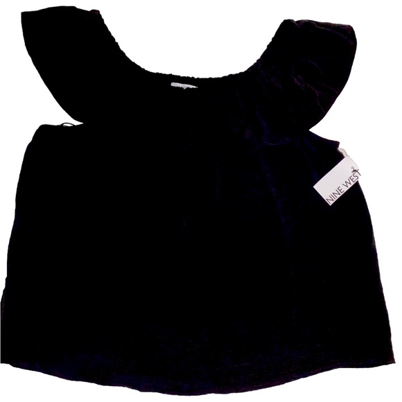 Nine West off the shoulder top - Picture 2 of 4